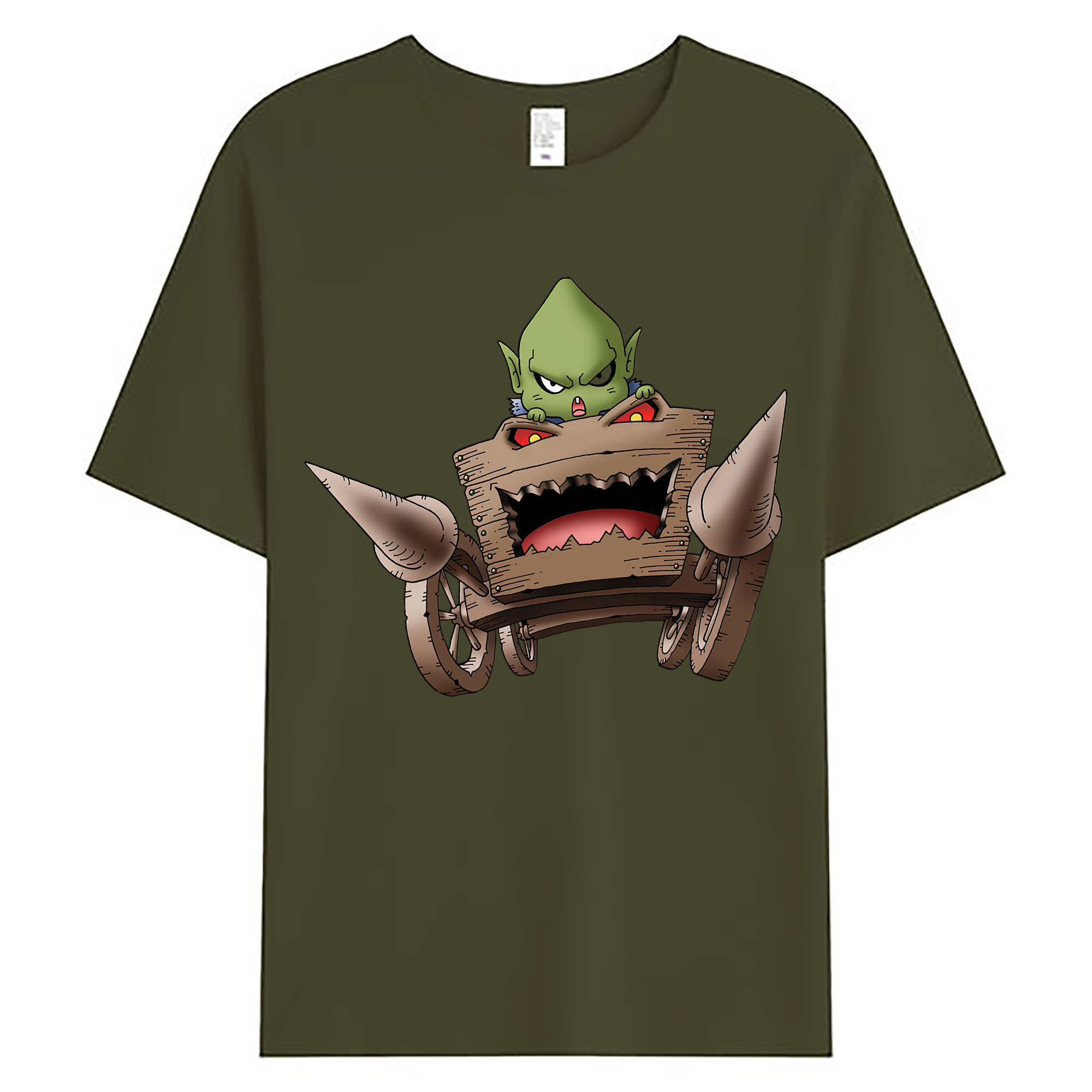 （画像用） ドラゴンクエスト Doragon Kuesuto Dragon Quest 綿100％ メンズ半袖Tシャツ｜肌触りやわらか＆通気性
